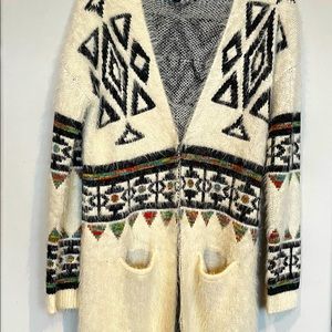 My Michelle south west style duster sweater size M